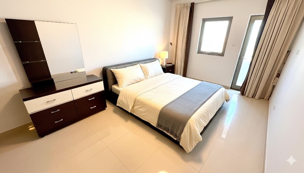 Spacious 3 BR with balcony
