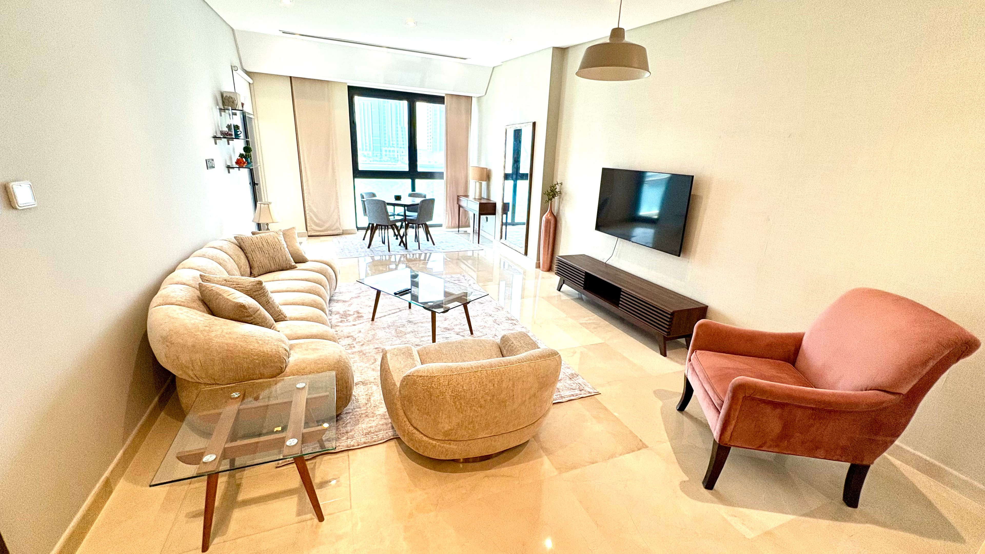Premium 1BR Sea View Apartment in Reef Island