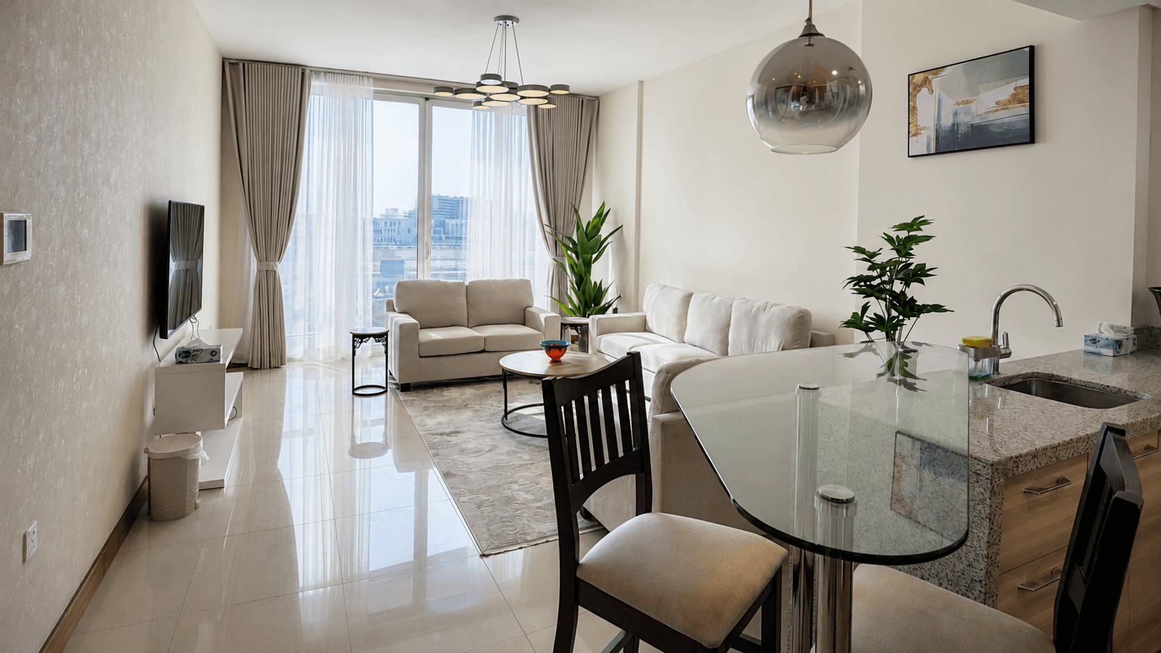 FOR RENT MODERN 1BR  | CITY VIEW | FURNISHED