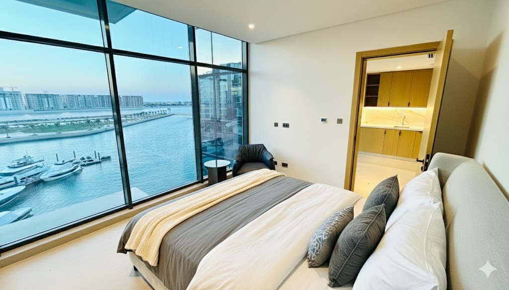 Sea view and Brand new Luxury One bedroom in Bahrain Financial Harbour