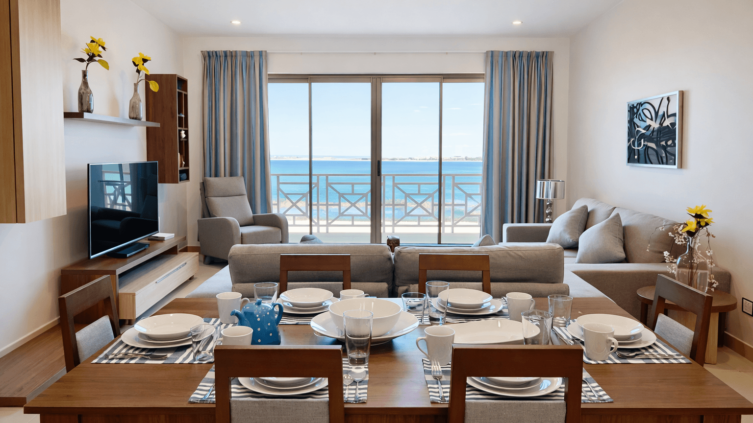 Premium 2BR Sea View Apartment for Rent in Amwaj