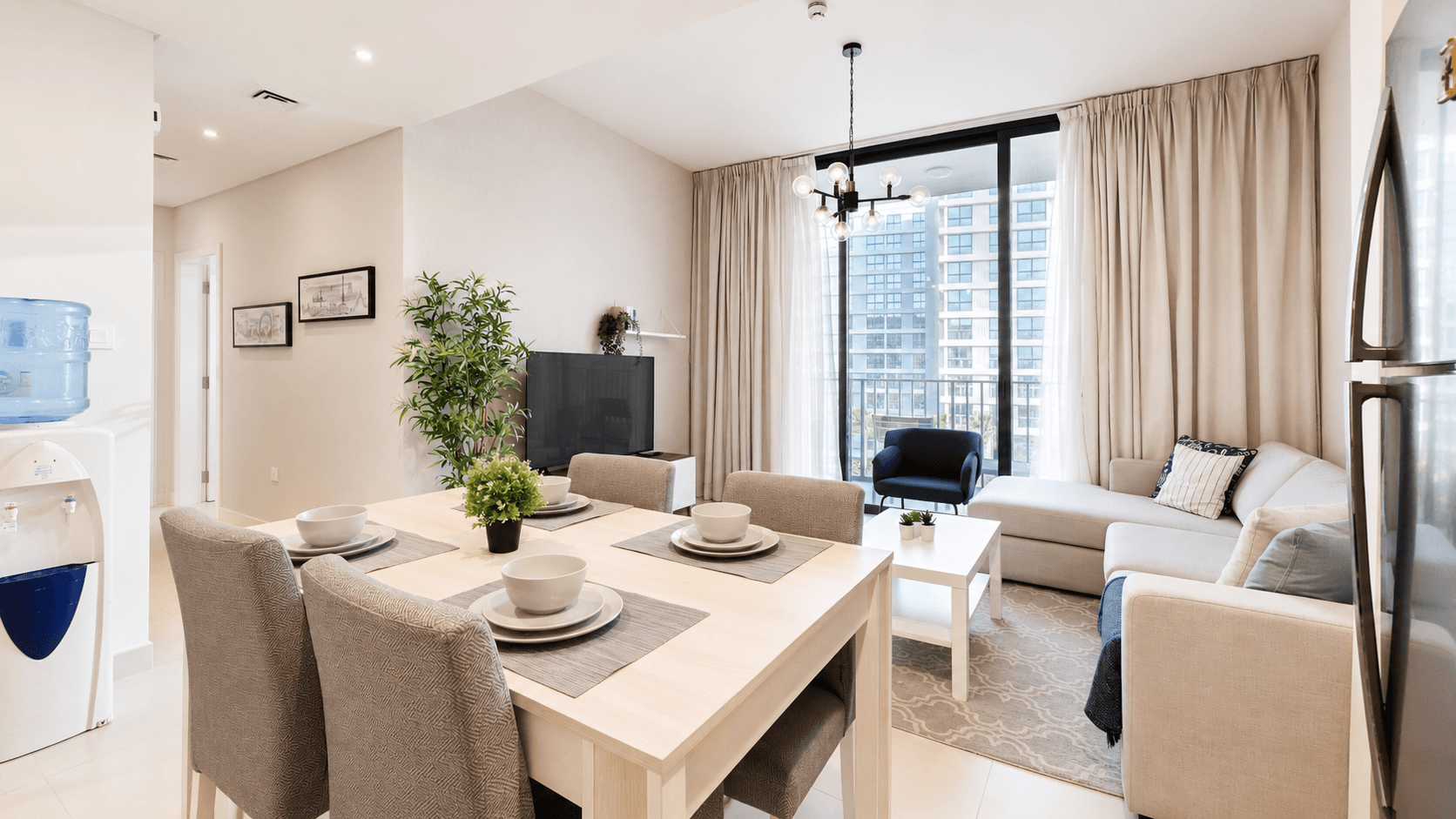 Modern and Bright 2BR For Rent with Beach Access