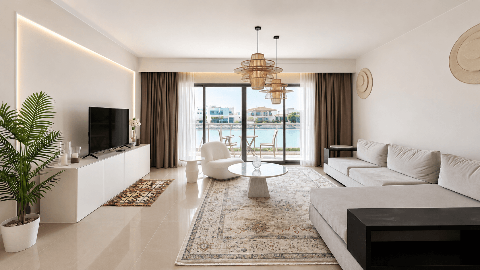 Amazing 2BR Sea View in Tala Island Ready to Move