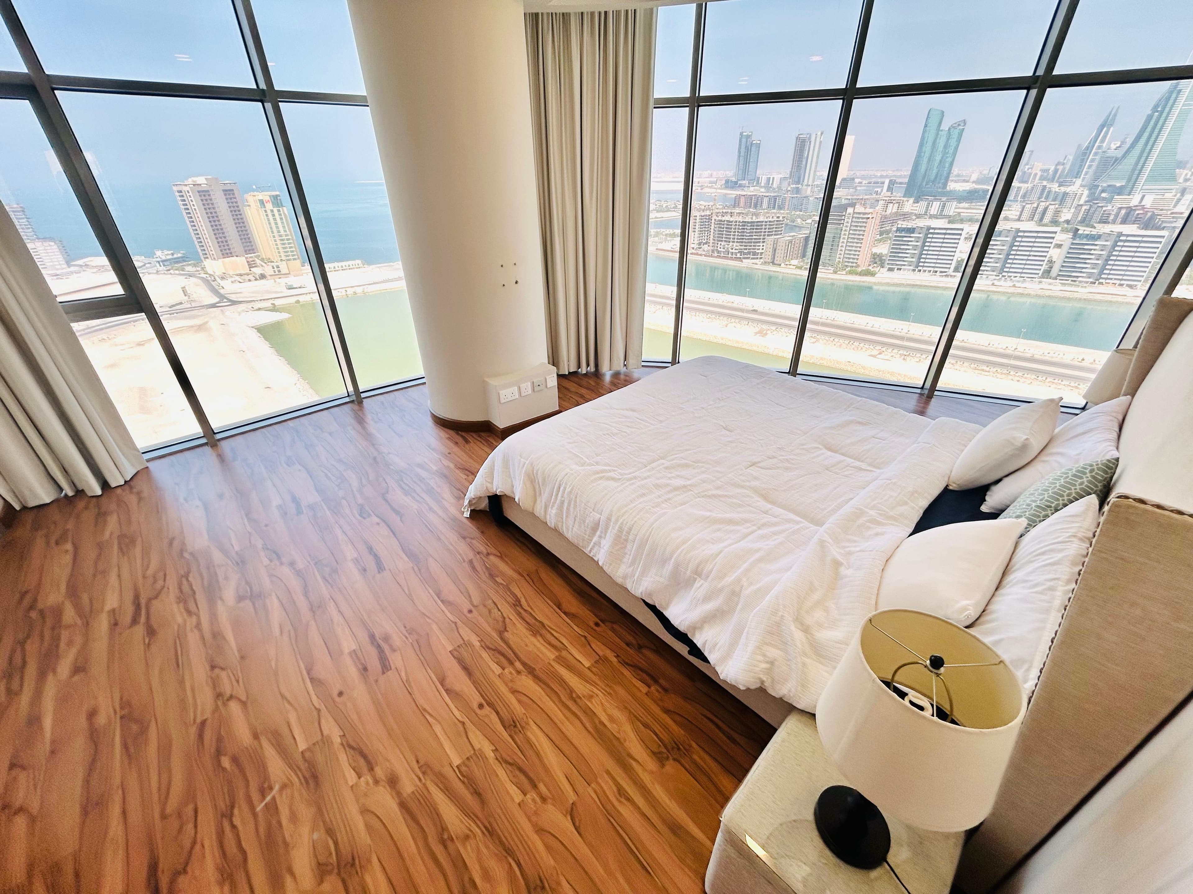 Spacious and open sea view One bedroom in Seef area.