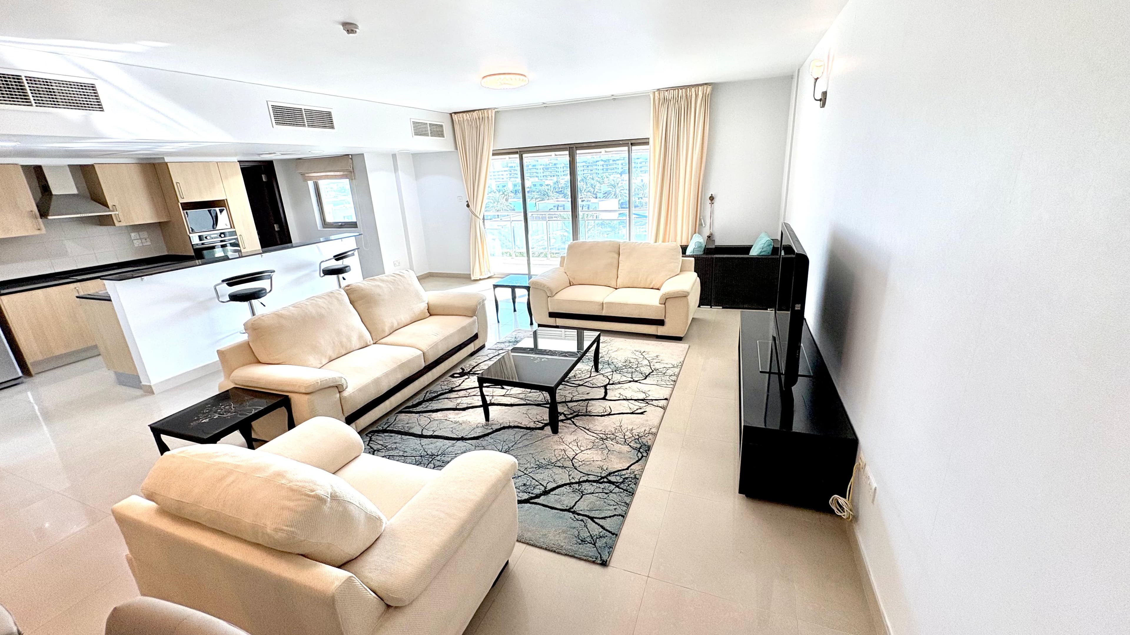Spacious 3 BR with balcony